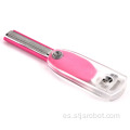 Venta caliente Raspador de pie Acero inoxidable Piel muerta Manicura Pedicura Cuchillo Herramientas de pelado